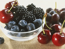 Cherries and berries