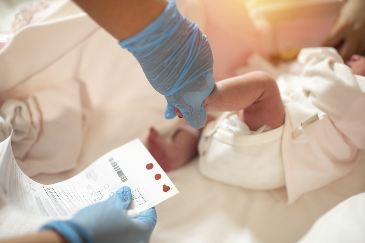 How To Predict Your Baby’s ABO Blood Group Image: https://www.istockphoto.com/photo/new-born-blood-gm1181249513-331235190?phrase=baby%20blood%20test  If you know what blood group you and your partner have, you can make predictions about what blood group your baby will have by looking at some of the possible combinations of alleles. Two parents with blood group O As both the mother and father must have the OO genotype, baby will definitely have blood group O. This is the only combination where we can predict with 100% accuracy what blood group baby will have. Two parents with blood group A The parents could be AA or AO. This means that their children could either inherit two alleles, an A and an O, or two Os. They could be blood group A or blood group O. The same pattern would be seen with two parents with blood group B.  Two parents with blood group AB Here the parents have a 25% chance of having a baby with A, 50% chance of AB, and 25% chance of B blood type.  One parent with blood group A and one with blood group O When parents have different blood groups predicting the blood group of baby gets more difficult, as there are more possible combinations. In this example, it depends on the genotype of the parent with blood group A - it could be AA or AO.   If they are AA then baby will definitely be AO, and blood group A. If they are AO then this reduces to a 50% chance.