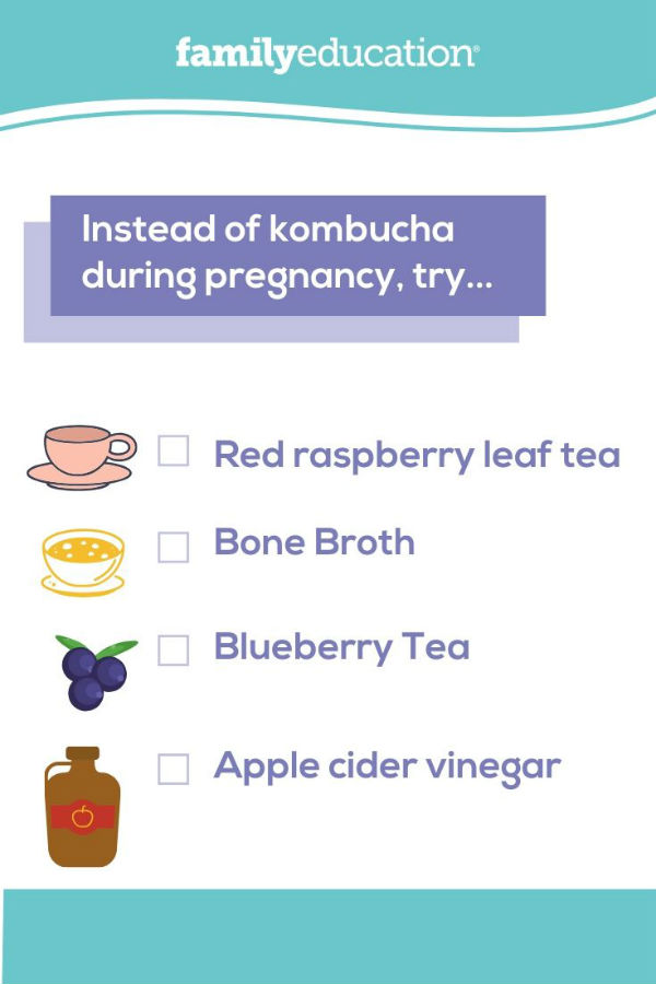 drinking kombucha while pregnant alternatives list