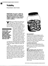 Visibility: Teacher Section