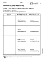 Math in Science: Estimating and Measuring