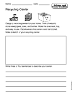 Science and Social Studies: Recycling Center