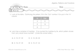 Math Warm-Up 232 for Gr. 3 & 4: Algebra, Patterns & Functions