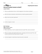 How Are Crystals Formed on Earth?