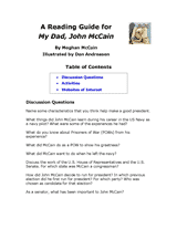 Reading Guide for My Dad, John McCain
