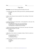 Flags of the World Quiz