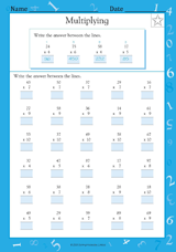 Multiplying (2-Digit by 2-Digit or 1-Digit)