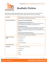 Realistic Fiction